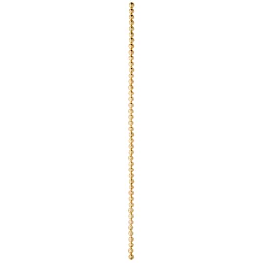 Gold Metal Round Beads, 6mm by Bead Landing™